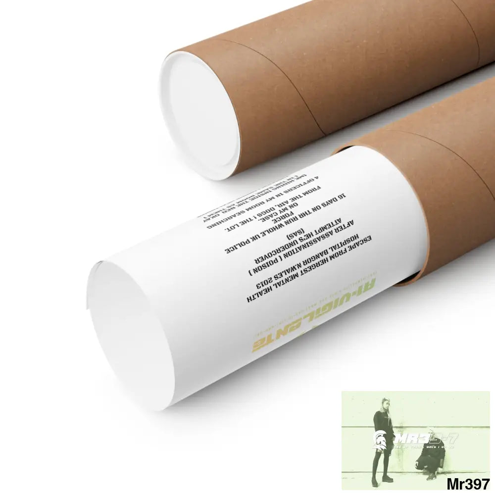 A1-Vigilante Sparta Escape from Hergest MH Hospital 2013 Matte Vertical Posters Poster