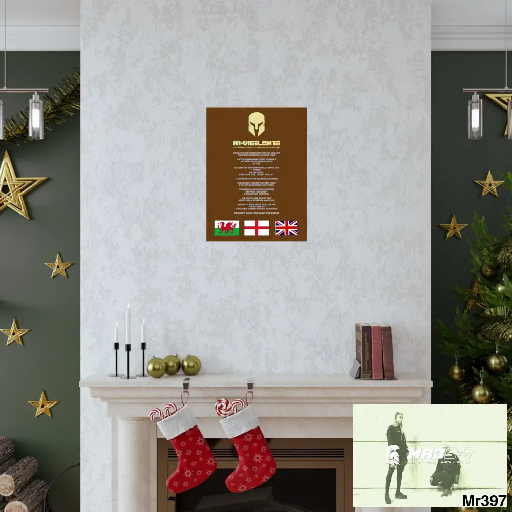 A1-Vigilante Sparta Escape from Hergest MH Hospital 2013 Matte Vertical Posters Poster