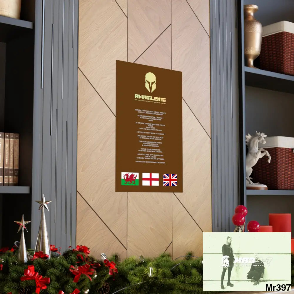 A1-Vigilante Sparta Escape from Hergest MH Hospital 2013 Matte Vertical Posters Poster