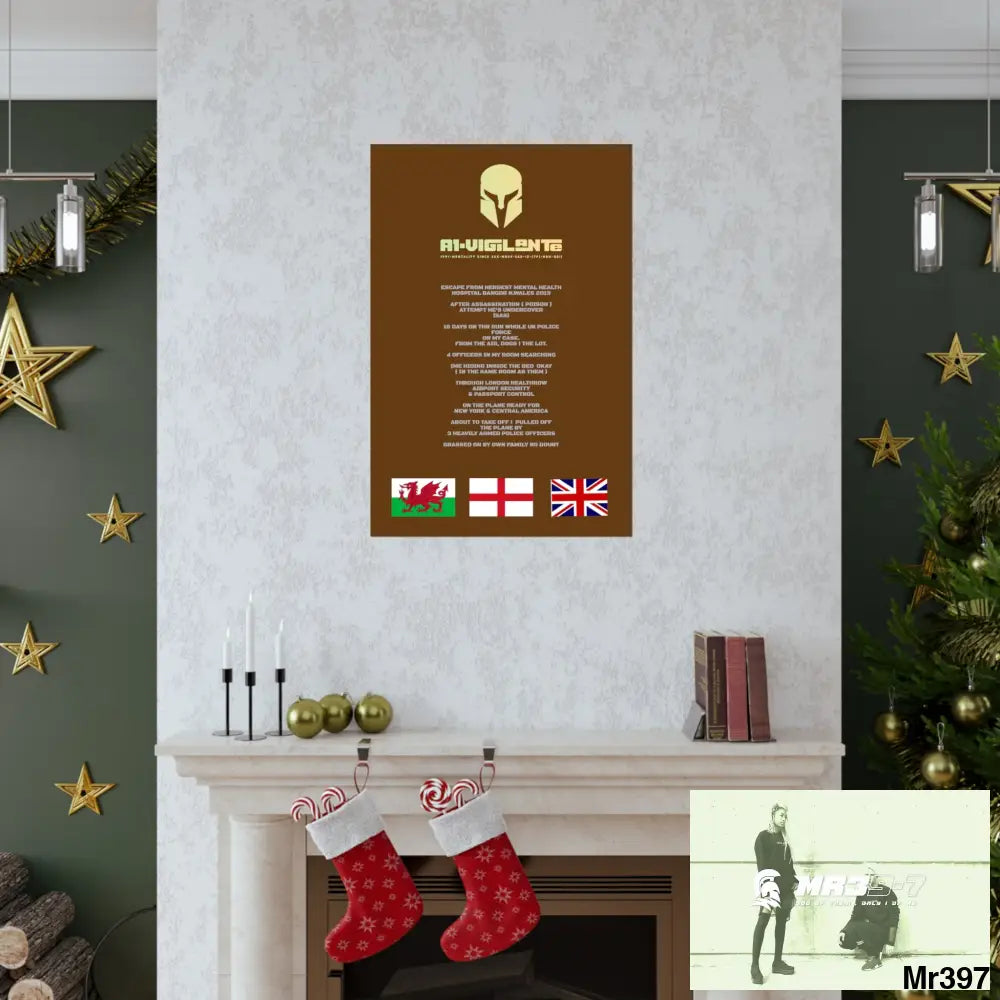 A1-Vigilante Sparta Escape from Hergest MH Hospital 2013 Matte Vertical Posters Poster