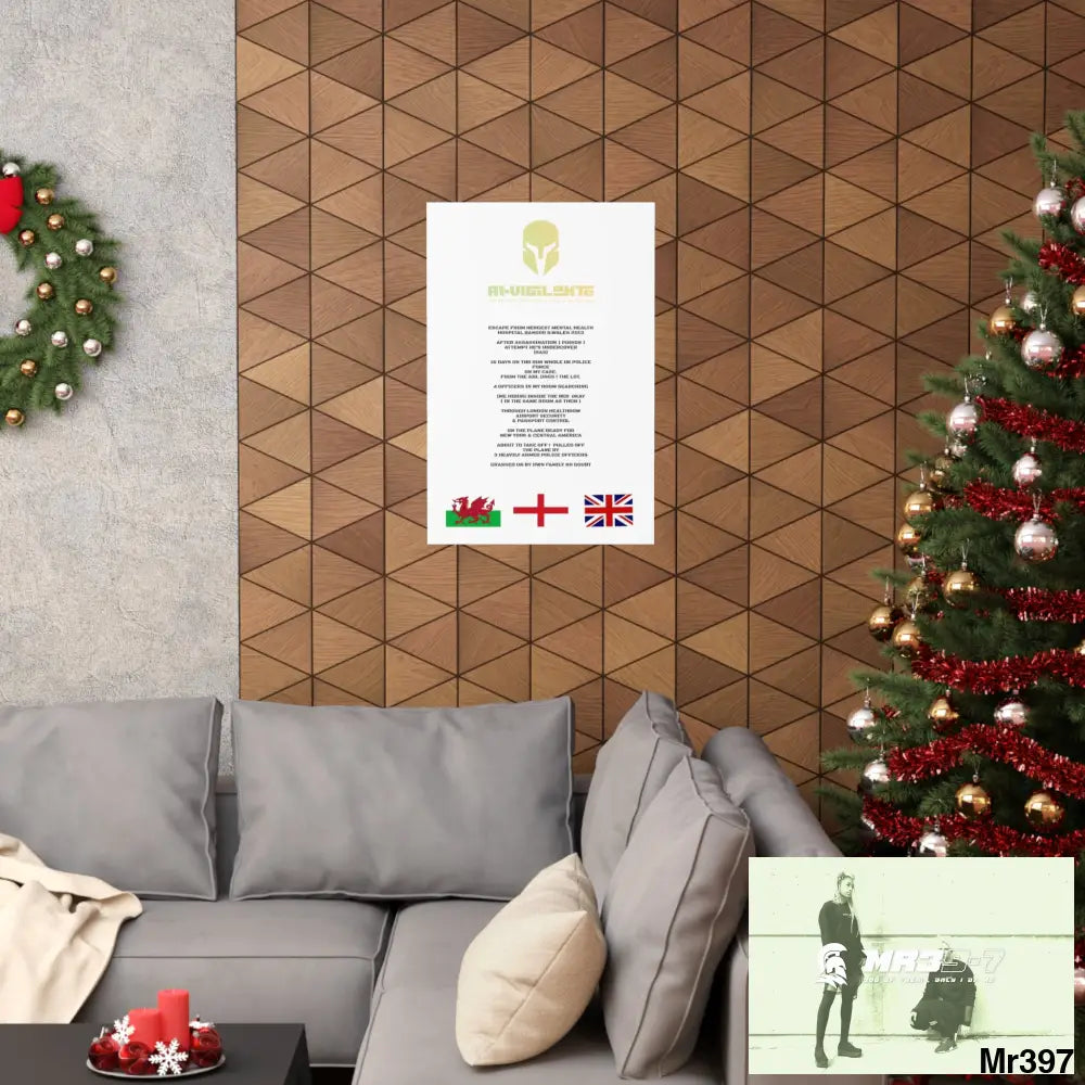 A1-Vigilante Sparta Escape from Hergest MH Hospital 2013 Matte Vertical Posters Poster