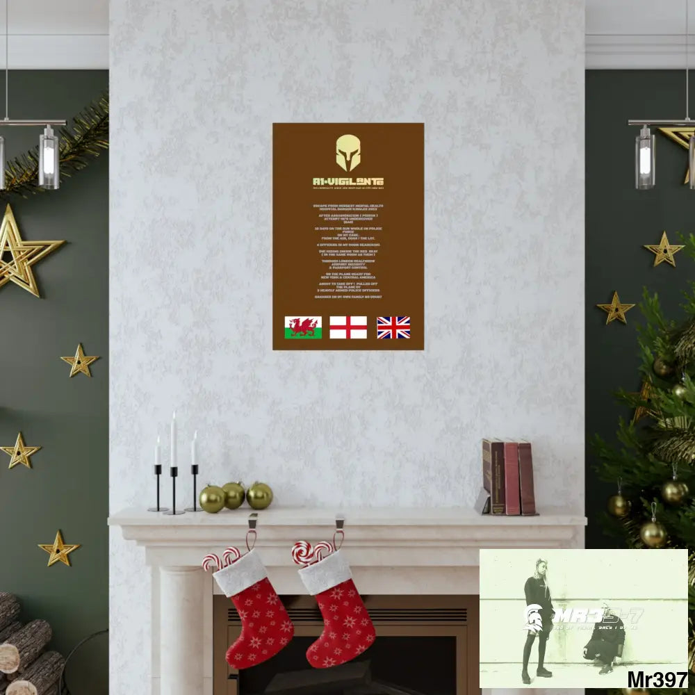 A1-Vigilante Sparta Escape from Hergest MH Hospital 2013 Matte Vertical Posters Poster