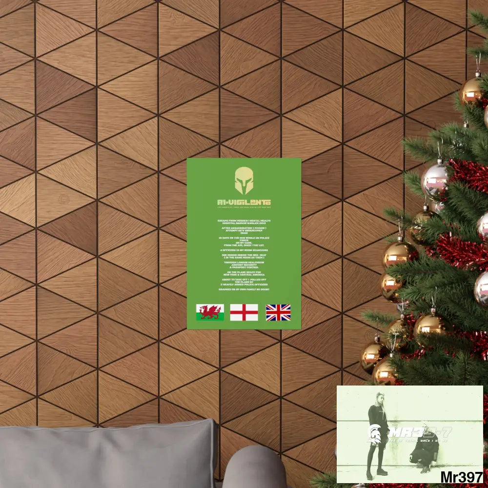 A1-Vigilante Sparta Escape from Hergest MH Hospital 2013 Matte Vertical Posters Poster