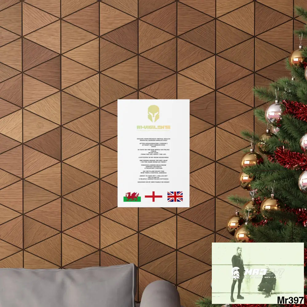 A1-Vigilante Sparta Escape from Hergest MH Hospital 2013 Matte Vertical Posters Poster