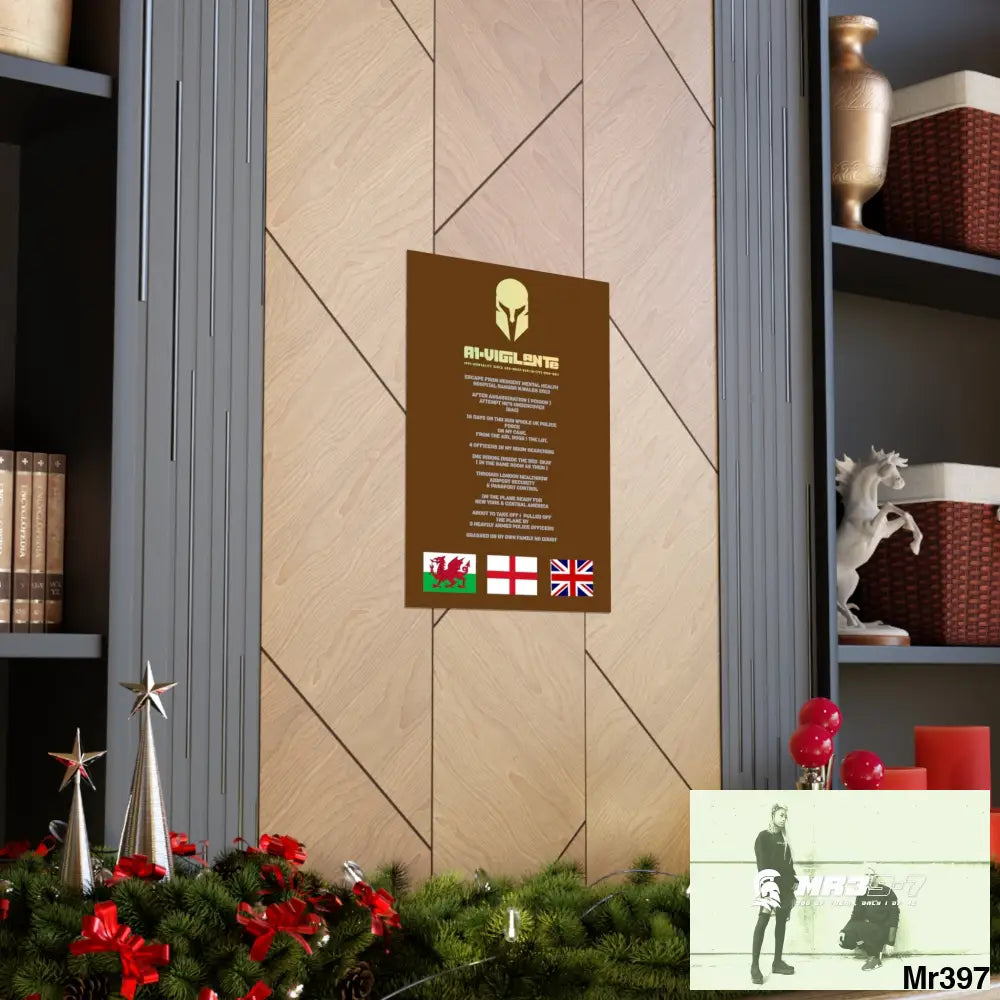 A1-Vigilante Sparta Escape from Hergest MH Hospital 2013 Matte Vertical Posters Poster