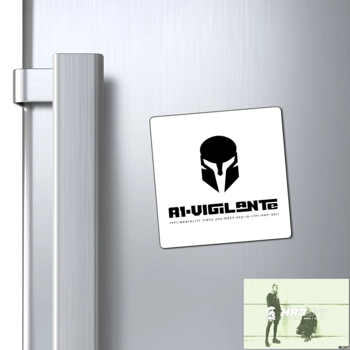 A1-Vigilante Sparta Fridge Magnet 3’’ × 3’’ Paper products