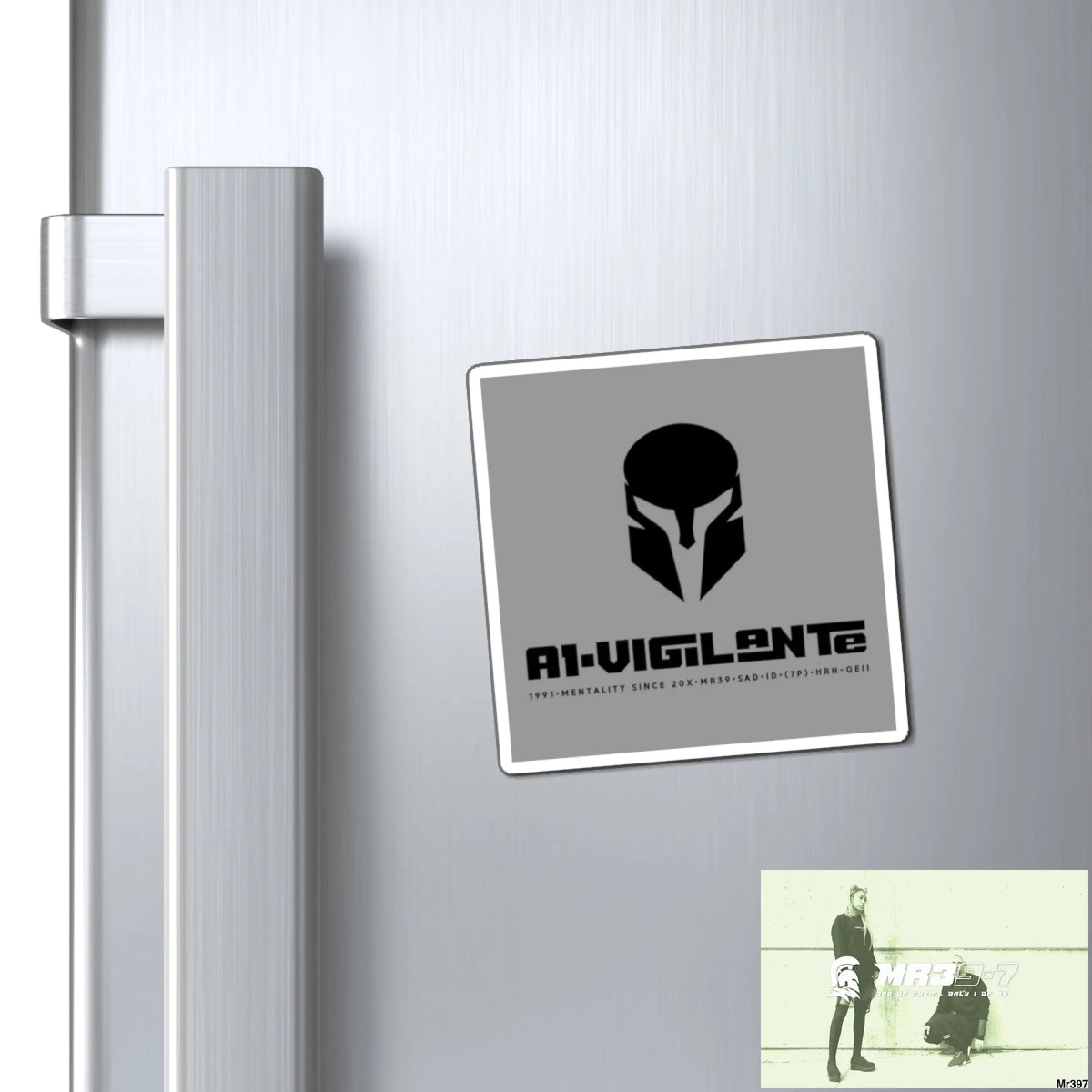 A1-Vigilante Sparta Fridge Magnet 3’’ × 3’’ Paper products