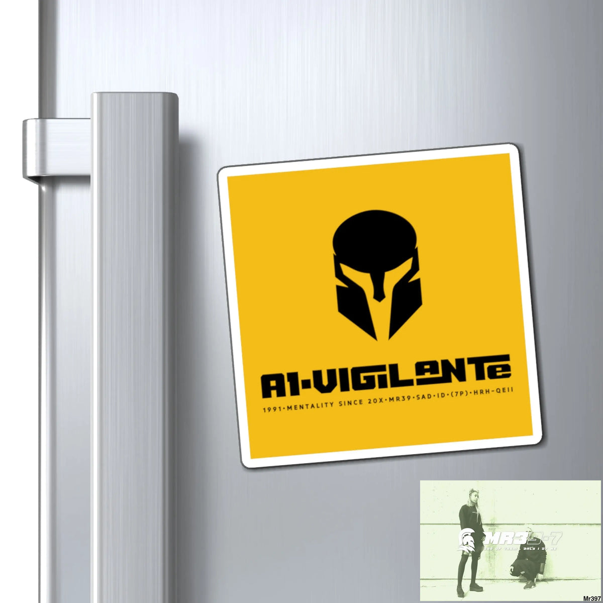 A1-Vigilante Sparta Fridge Magnet 4’’ × 4’’ Paper products