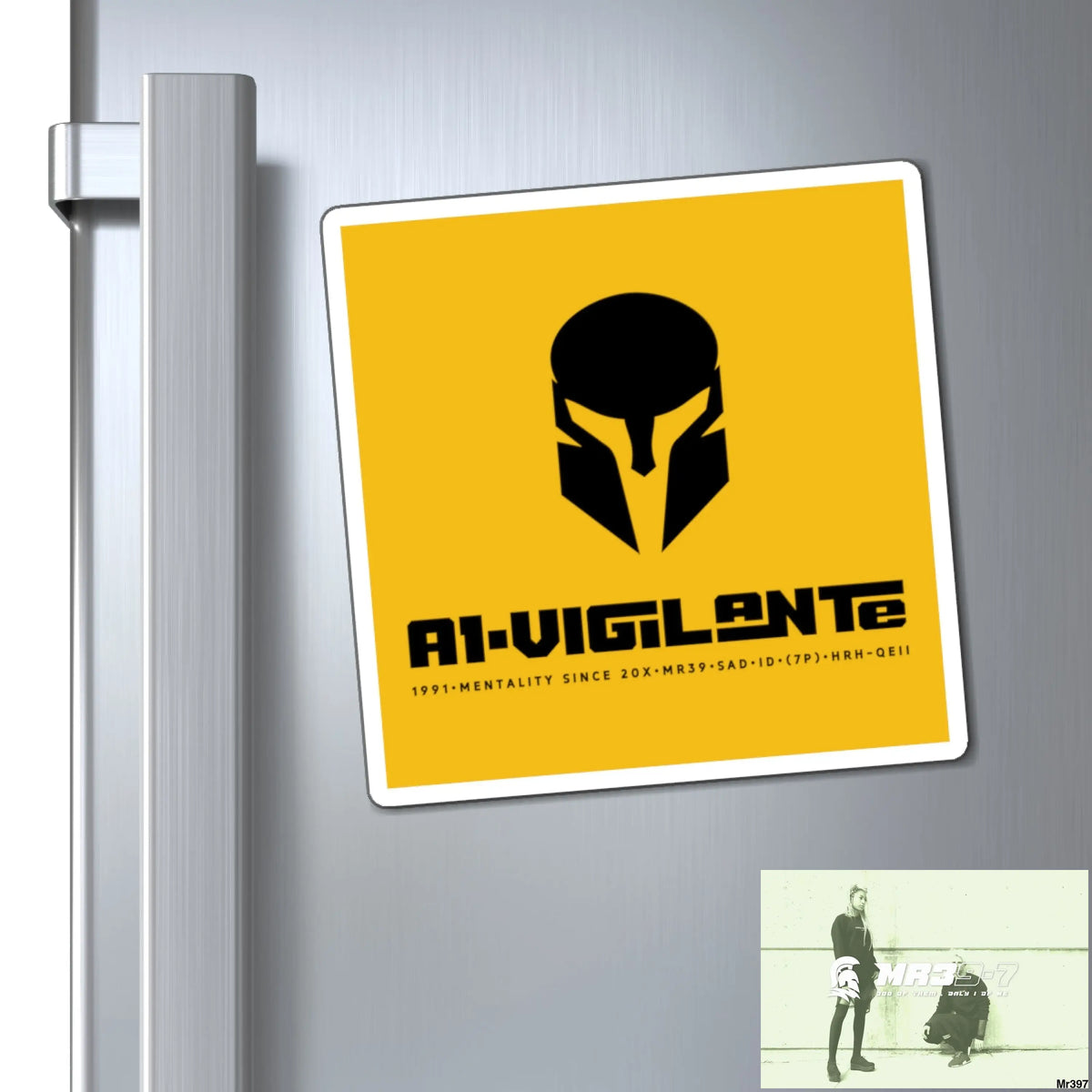 A1-Vigilante Sparta Fridge Magnet 6’’ × 6’’ Paper products