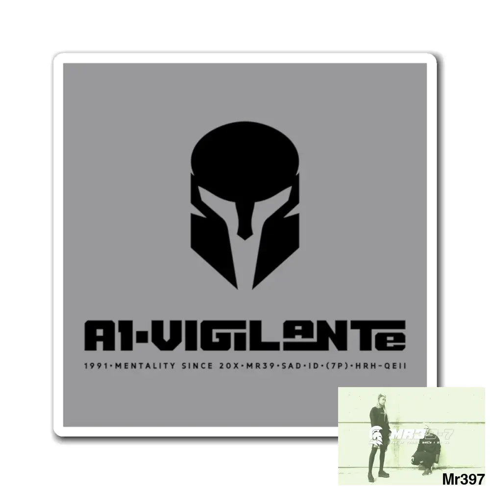 A1-Vigilante Sparta Fridge Magnet Paper products