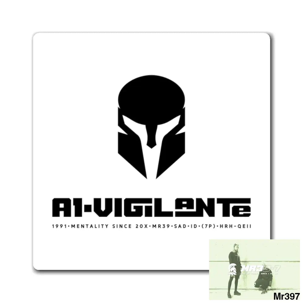 A1-Vigilante Sparta Fridge Magnet Paper products