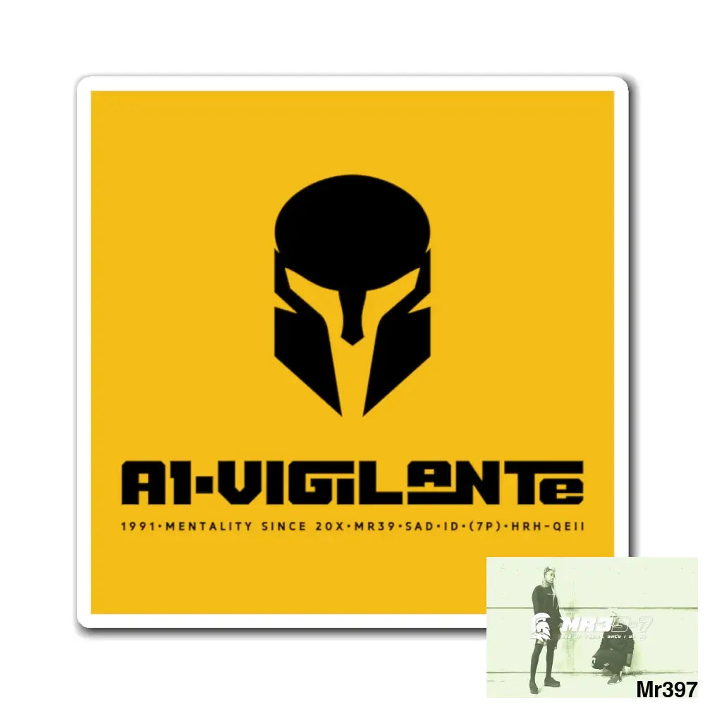 A1-Vigilante Sparta Fridge Magnet Paper products