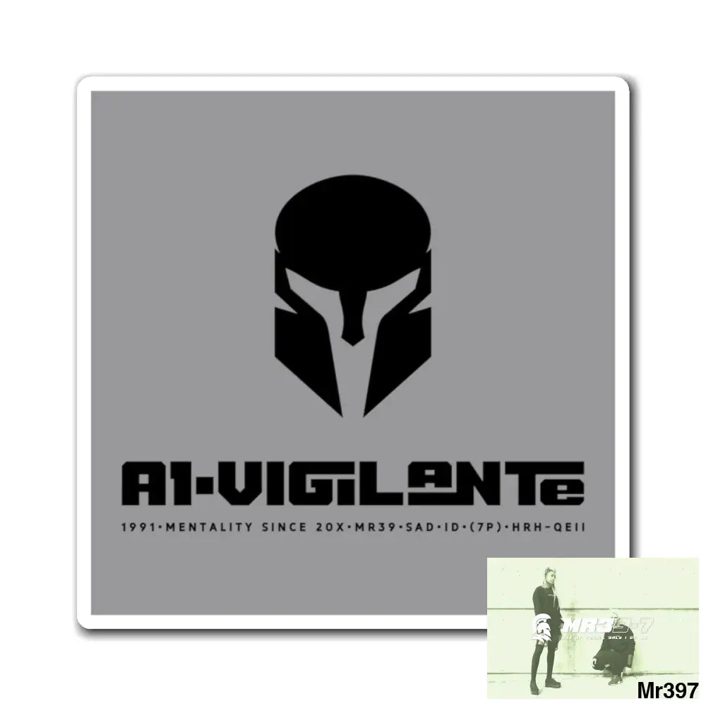 A1-Vigilante Sparta Fridge Magnet Paper products