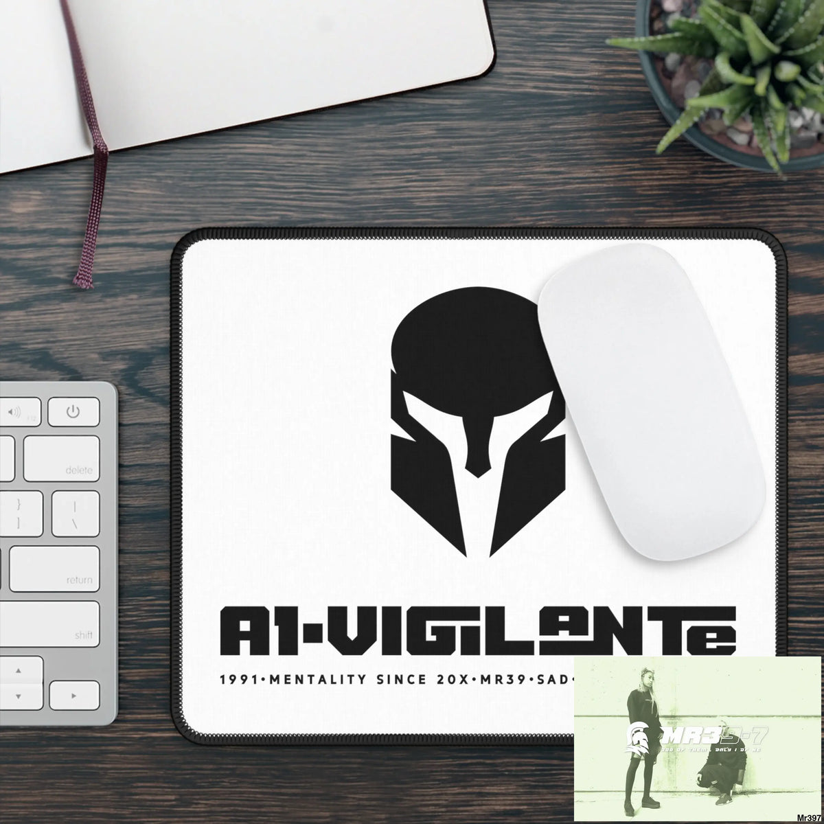 A1-Vigilante Sparta Gaming Mouse Pad Rectangle / 9’’ × 7’’ Home Decor
