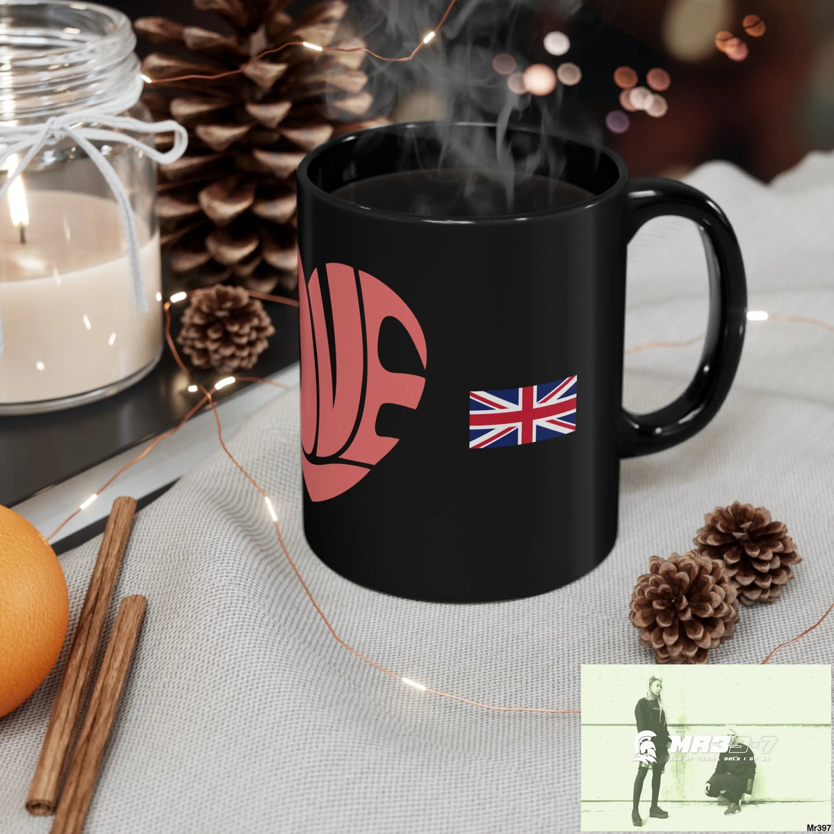 A1-Vigilante Sparta GBR Love 11oz Black Mug 11oz Mug