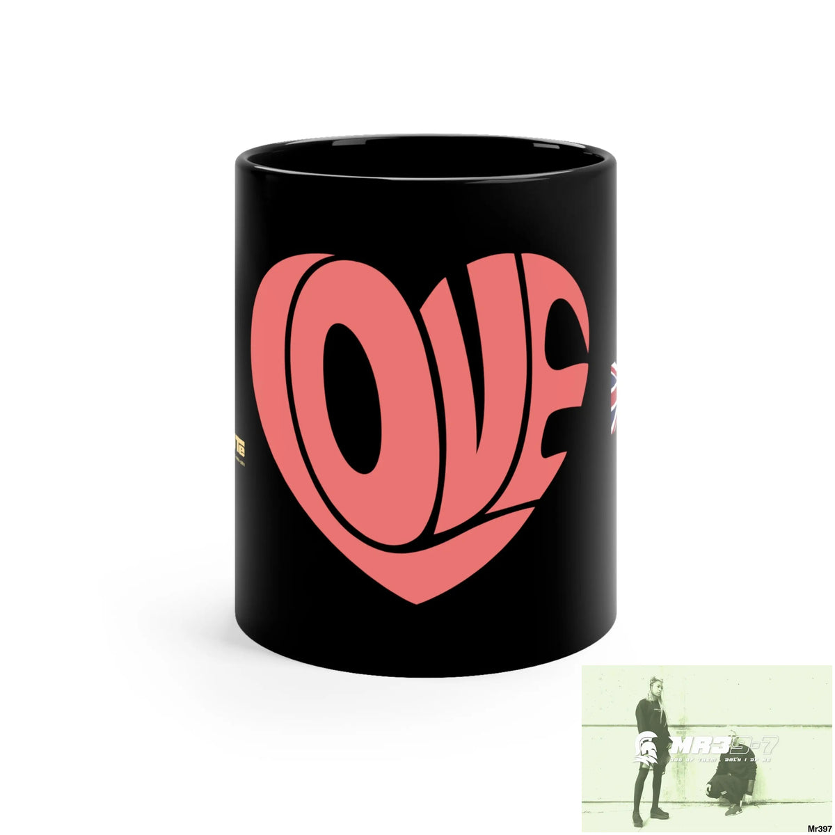A1-Vigilante Sparta GBR Love 11oz Black Mug 11oz Mug