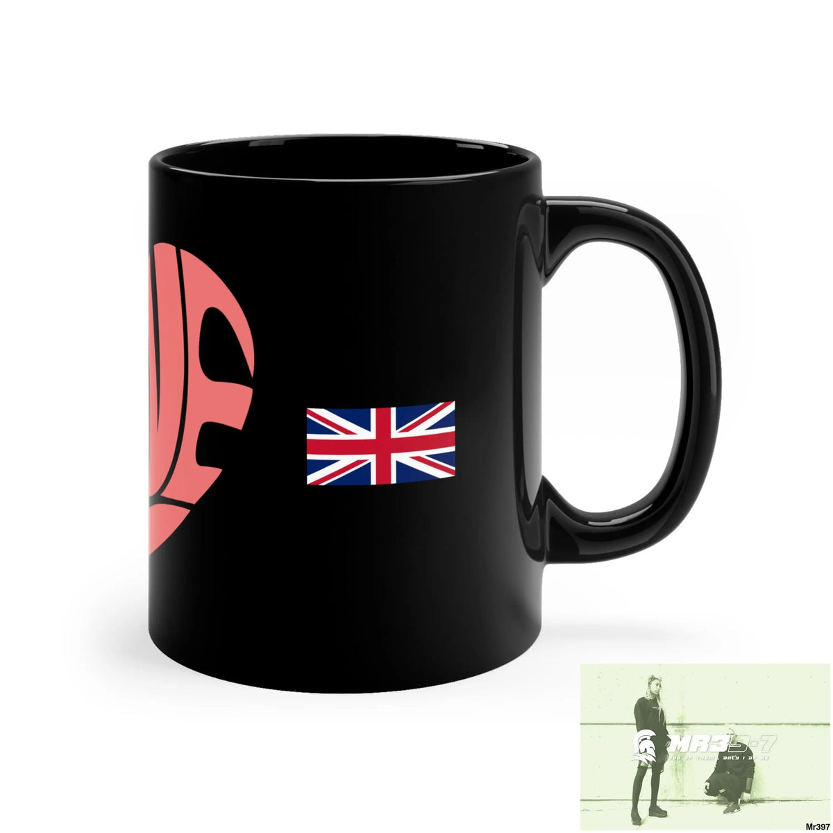 A1-Vigilante Sparta GBR Love 11oz Black Mug 11oz Mug