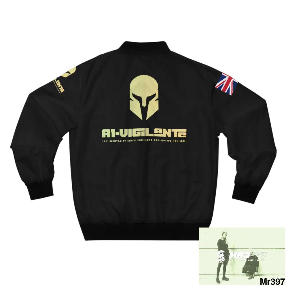A1-Vigilante Sparta GBR Men’s Bomber Jacket (AOP) All Over Prints