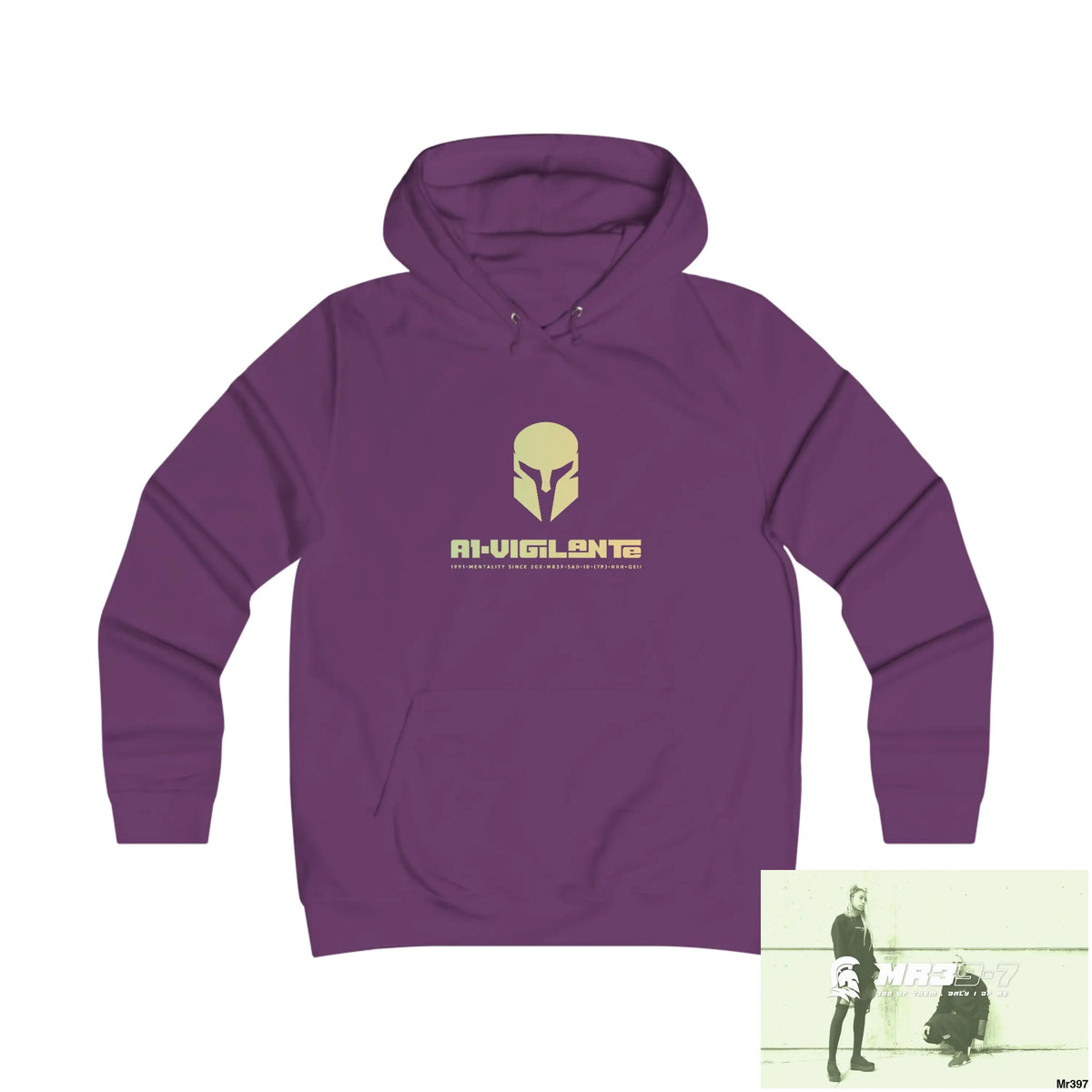 A1-Vigilante - Sparta Girlie College Hoodie M / Plum Hoodie