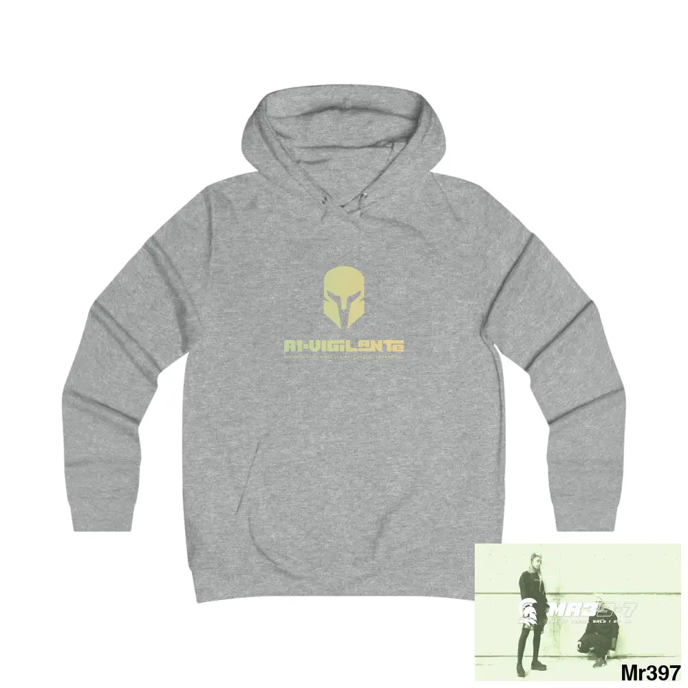 A1-Vigilante - Sparta Girlie College Hoodie S / Heather Grey Hoodie