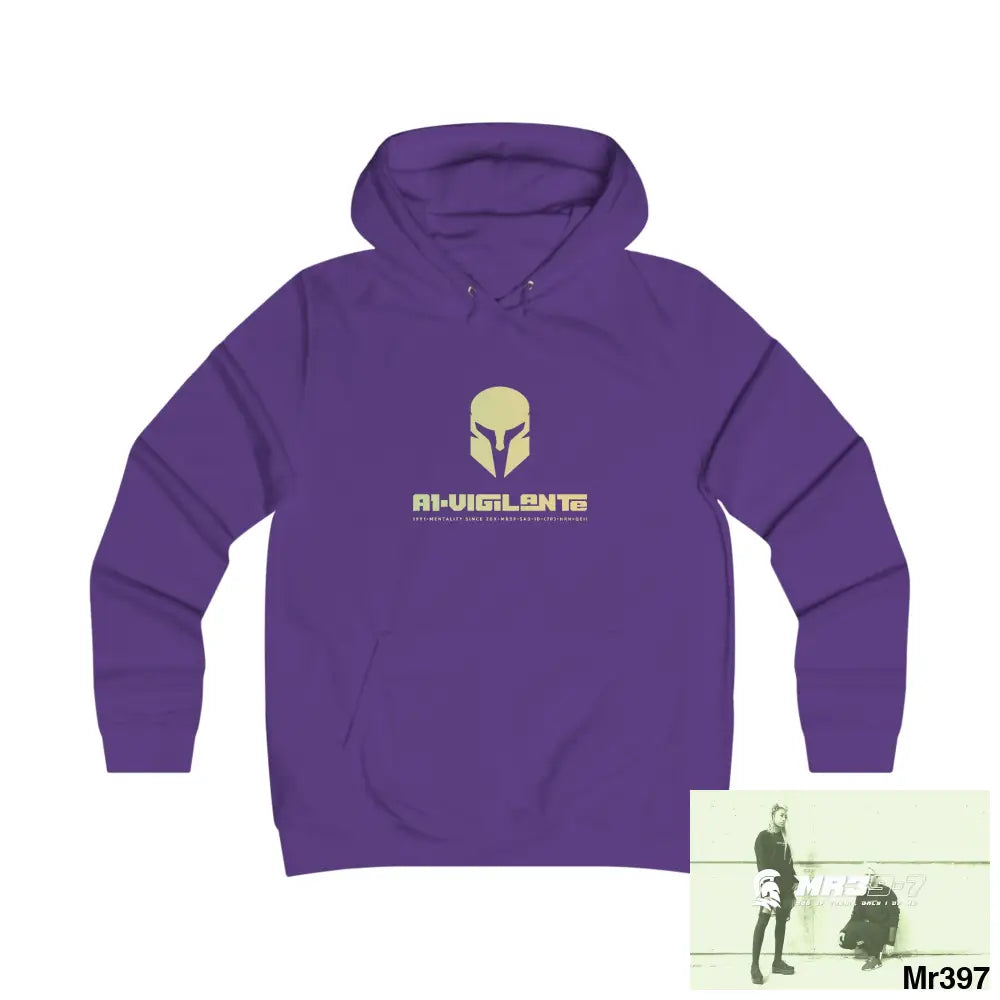 A1-Vigilante - Sparta Girlie College Hoodie S / Purple Hoodie