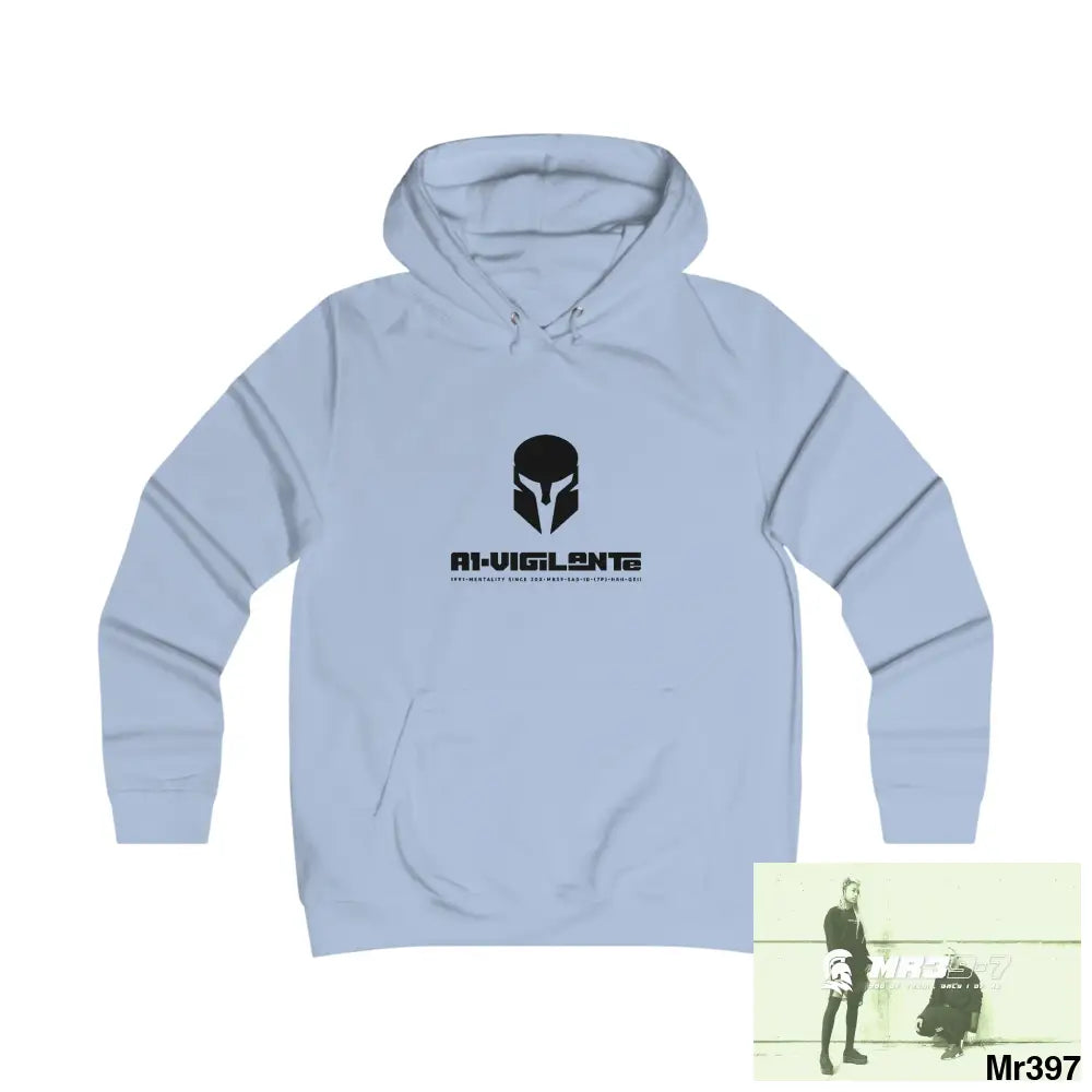 A1-Vigilante - Sparta Girlie College Hoodie S / Sky Blue Hoodie
