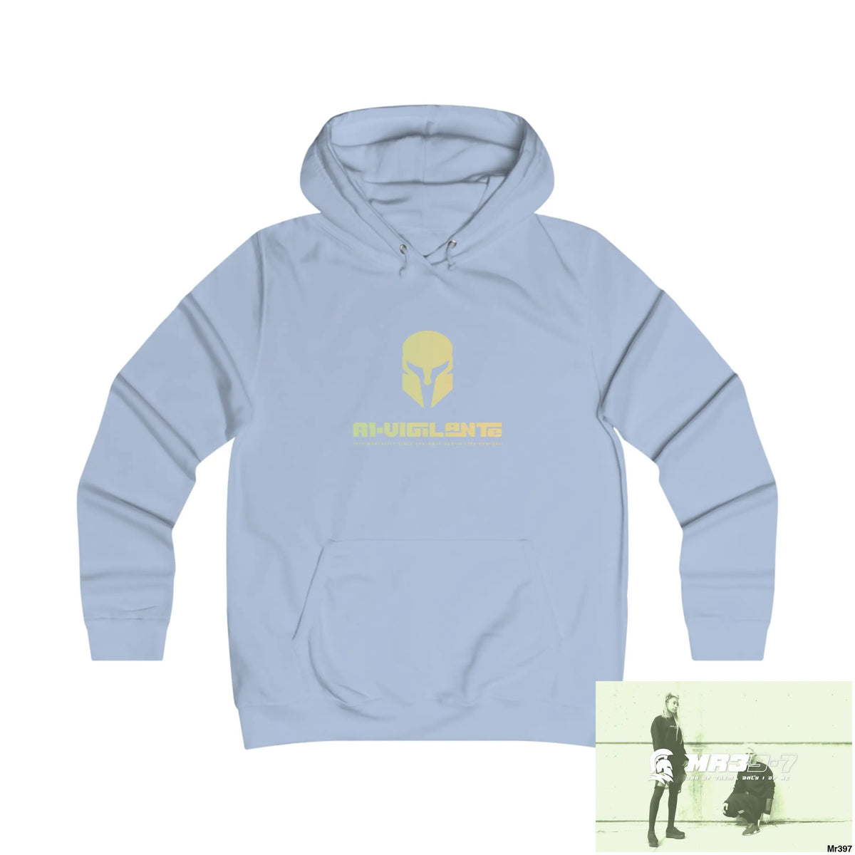 A1-Vigilante - Sparta Girlie College Hoodie S / Sky Blue Hoodie