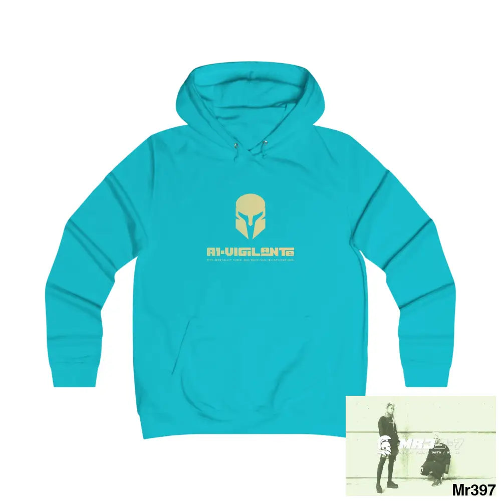 A1-Vigilante - Sparta Girlie College Hoodie S / Turquoise Surf Hoodie