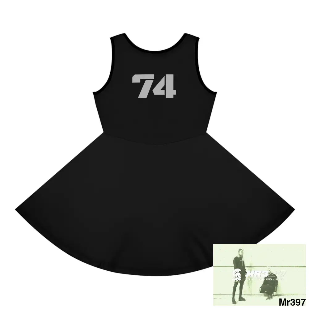 A1-Vigilante Sparta Girls Sleeveless Sundress (AOP) All Over Prints