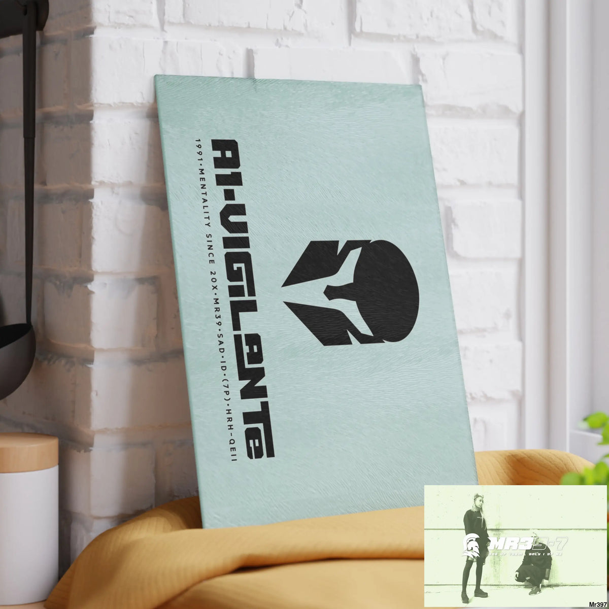 A1- Vigilante Sparta Glass Cutting Board 8’’ x 11’’ / Rectangle Home Decor