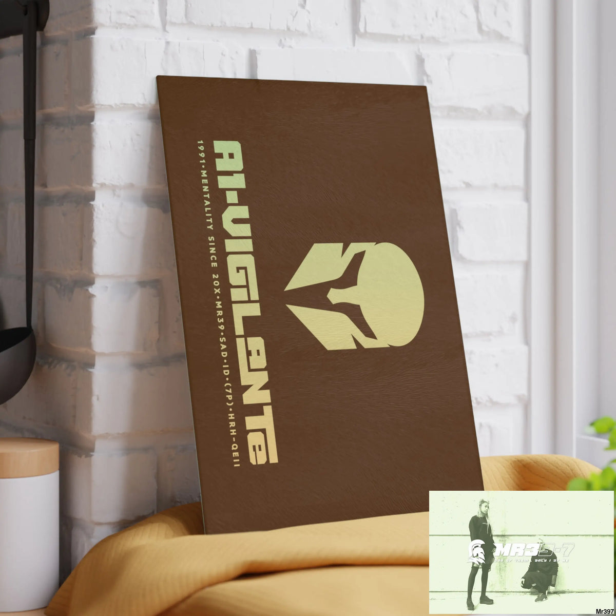 A1- Vigilante -Sparta Glass Cutting Board 8’’ x 11’’ / Rectangle Home Decor