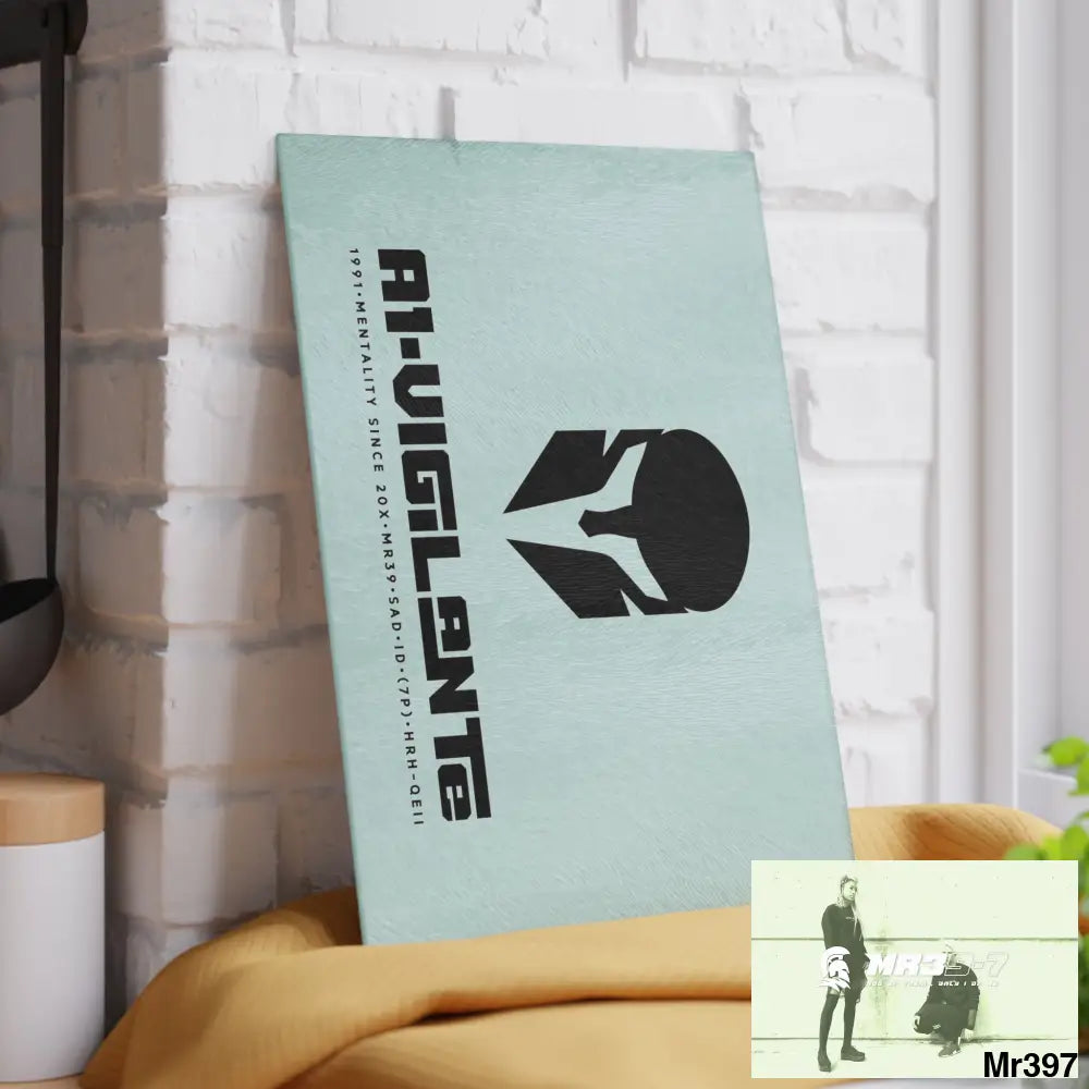 A1- Vigilante Sparta Glass Cutting Board 8’’ x 11’’ / Rectangle Home Decor