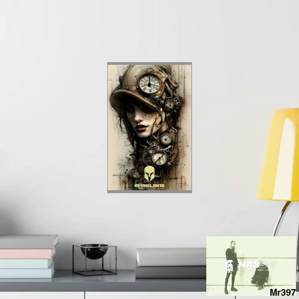 A1-Vigilante Sparta Gothic Animal Super Resolution Graphic Matte Vertical Posters 11’’ x 17’’ / Matte Poster