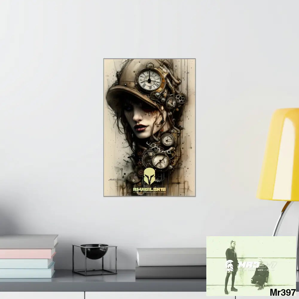 A1-Vigilante Sparta Gothic Animal Super Resolution Graphic Matte Vertical Posters 12″ x 18″ / Matte Poster
