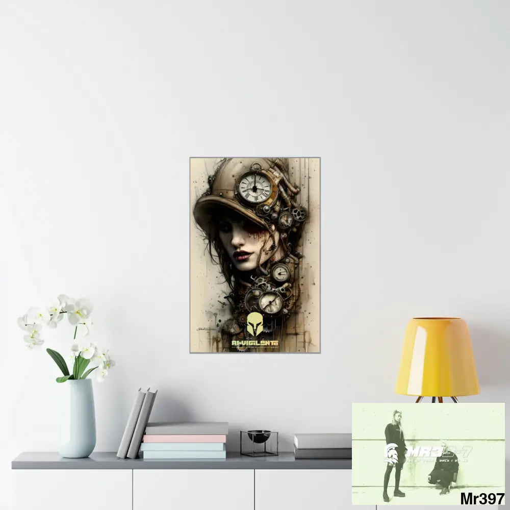 A1-Vigilante Sparta Gothic Animal Super Resolution Graphic Matte Vertical Posters 20″ x 30″ / Matte Poster