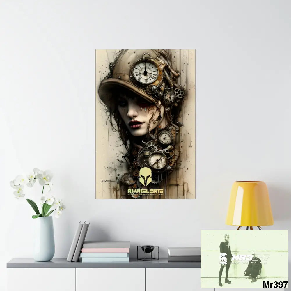 A1-Vigilante Sparta Gothic Animal Super Resolution Graphic Matte Vertical Posters 27’’ x 40’’ / Matte Poster