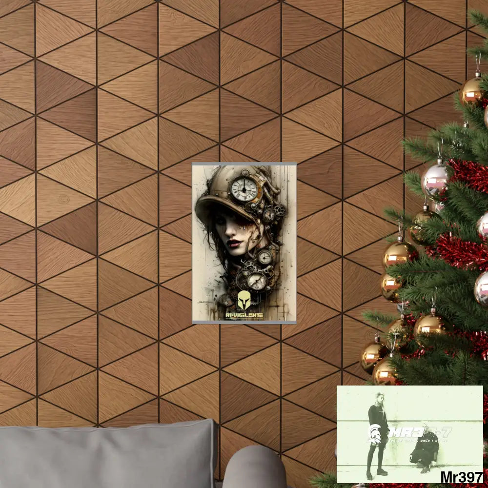 A1-Vigilante Sparta Gothic Animal Super Resolution Graphic Matte Vertical Posters Poster