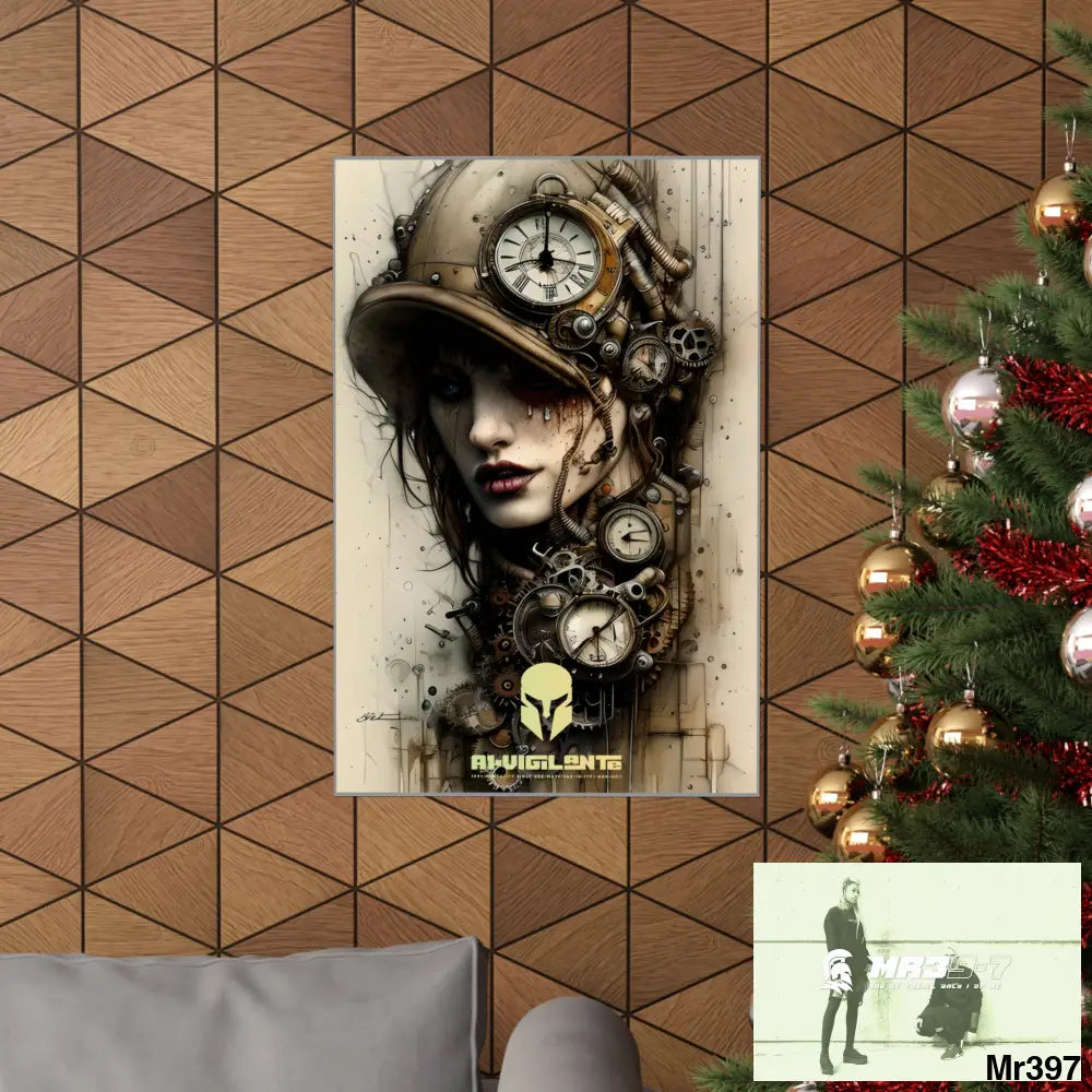 A1-Vigilante Sparta Gothic Animal Super Resolution Graphic Matte Vertical Posters Poster