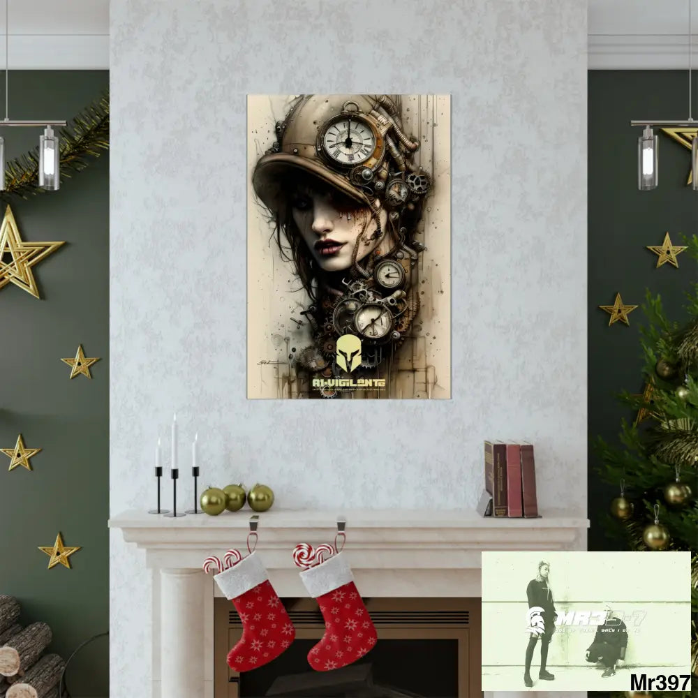 A1-Vigilante Sparta Gothic Animal Super Resolution Graphic Matte Vertical Posters Poster