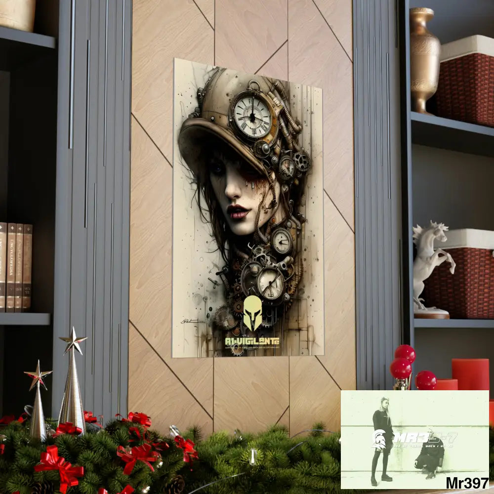 A1-Vigilante Sparta Gothic Animal Super Resolution Graphic Matte Vertical Posters Poster