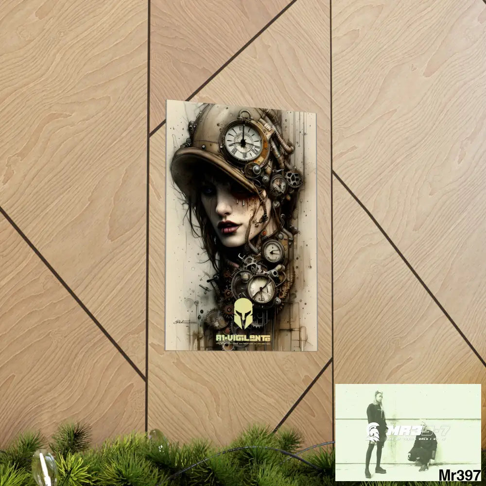 A1-Vigilante Sparta Gothic Animal Super Resolution Graphic Matte Vertical Posters Poster