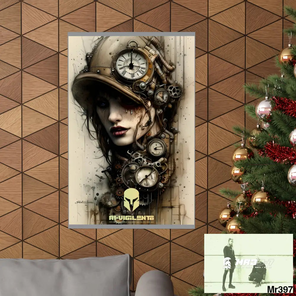 A1-Vigilante Sparta Gothic Animal Super Resolution Graphic Matte Vertical Posters Poster