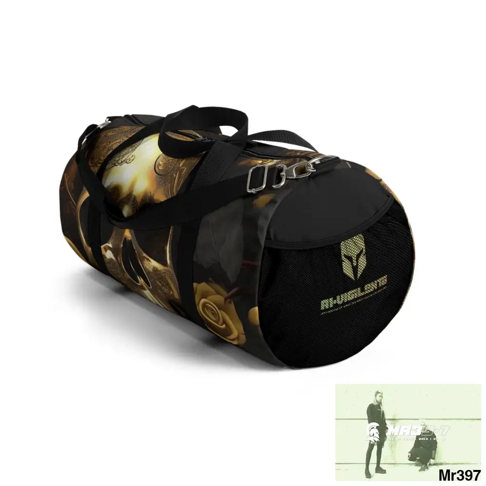 A1-Vigilante Sparta Gothic Skulls & Roses Duffel Bag Bags