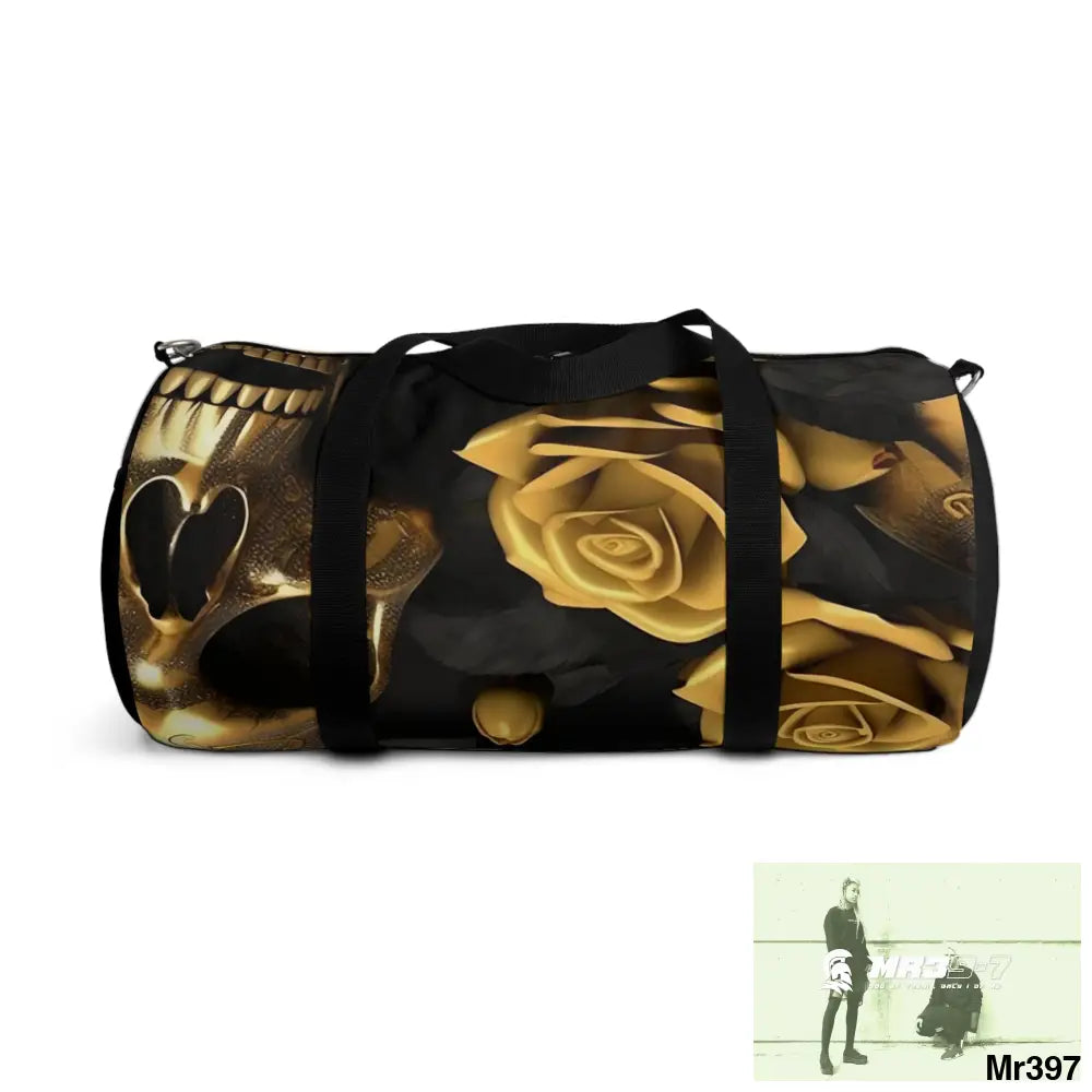 A1-Vigilante Sparta Gothic Skulls & Roses Duffel Bag Bags