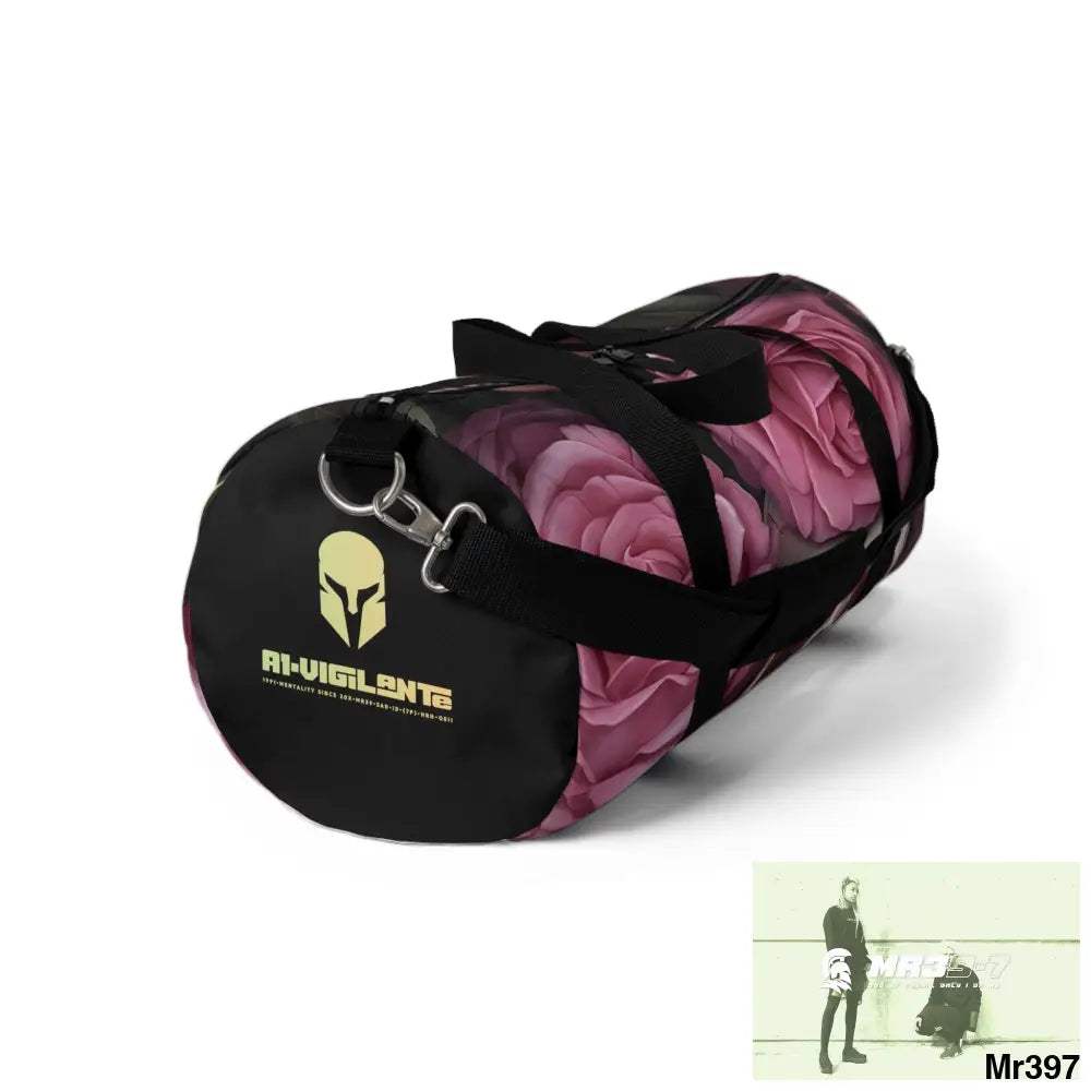 A1-Vigilante Sparta Gothic Skulls & Roses Duffel Bag Bags
