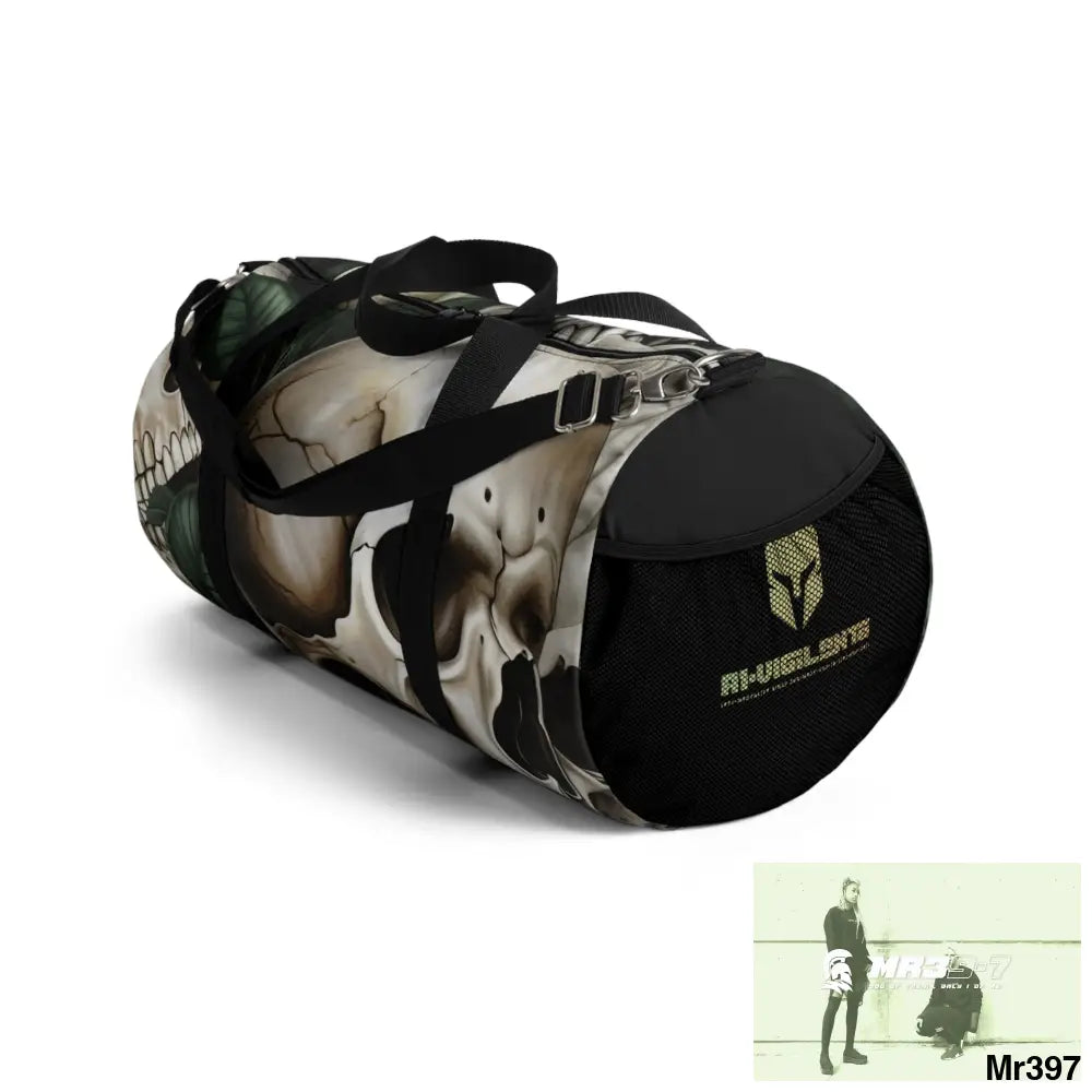 A1-Vigilante Sparta Gothic Skulls & Roses Duffel Bag Bags