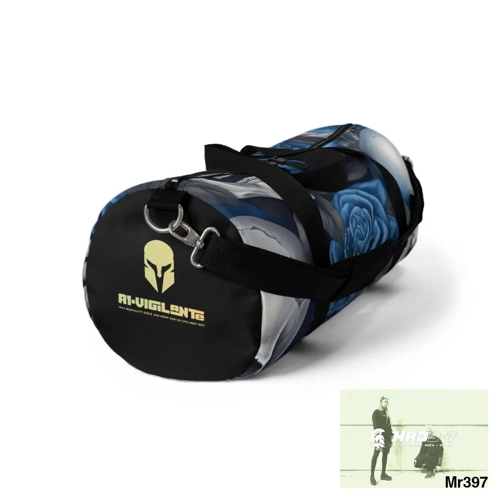 A1-Vigilante Sparta Gothic Skulls & Roses Duffel Bag Bags