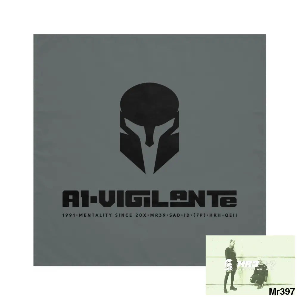 A1-Vigilante Sparta Gothic Skulls & Roses Napkins 4-piece set / White / 19’’ × 19’’ Accessories