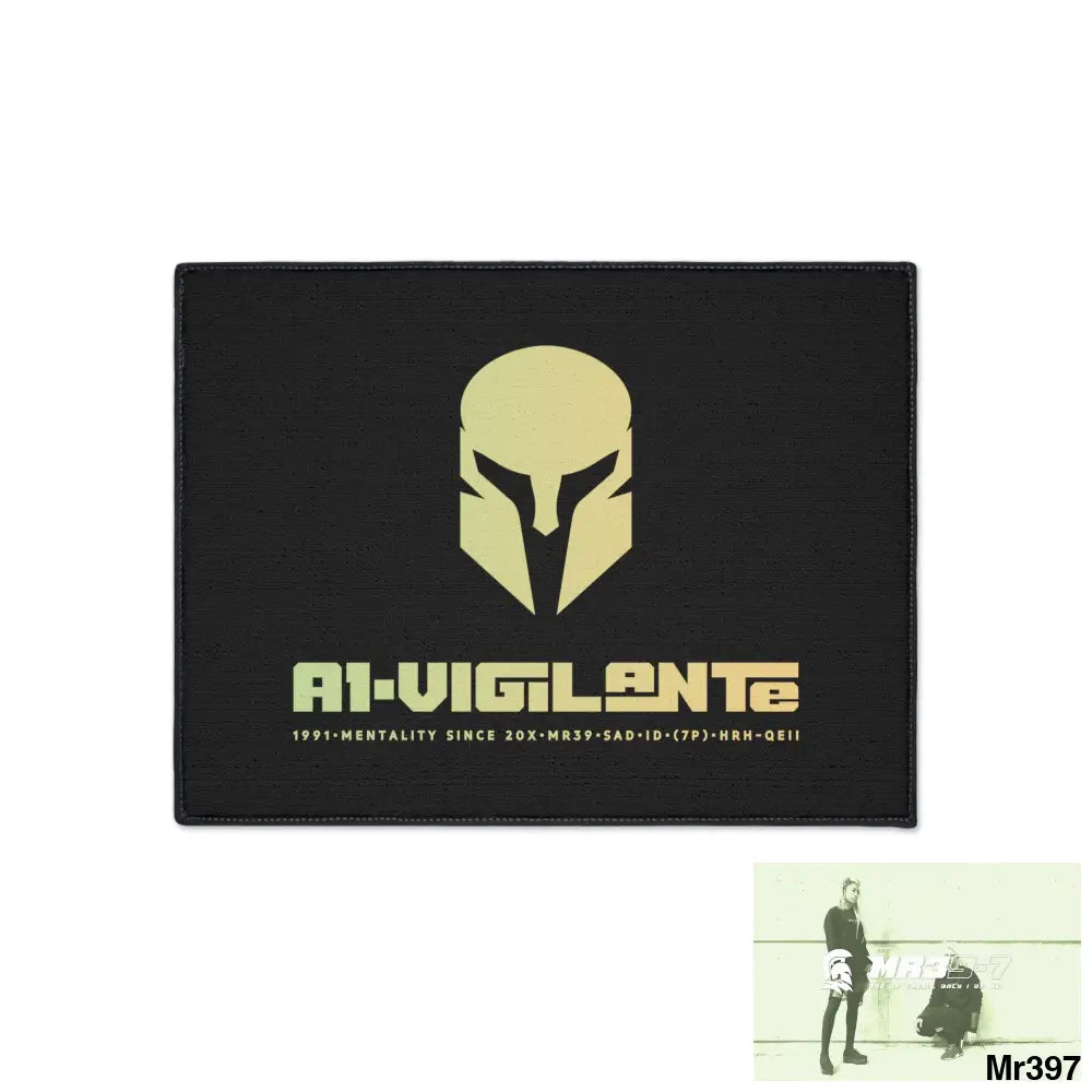 A1-Vigilante Sparta Heavy Duty Floor Mat 18’’ × 24’’ Home Decor