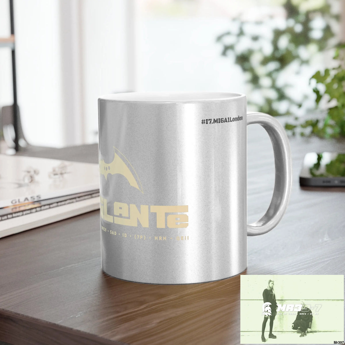A1-Vigilante Sparta #I7MI6A1London Metallic Mug (Silver\Gold) Mug